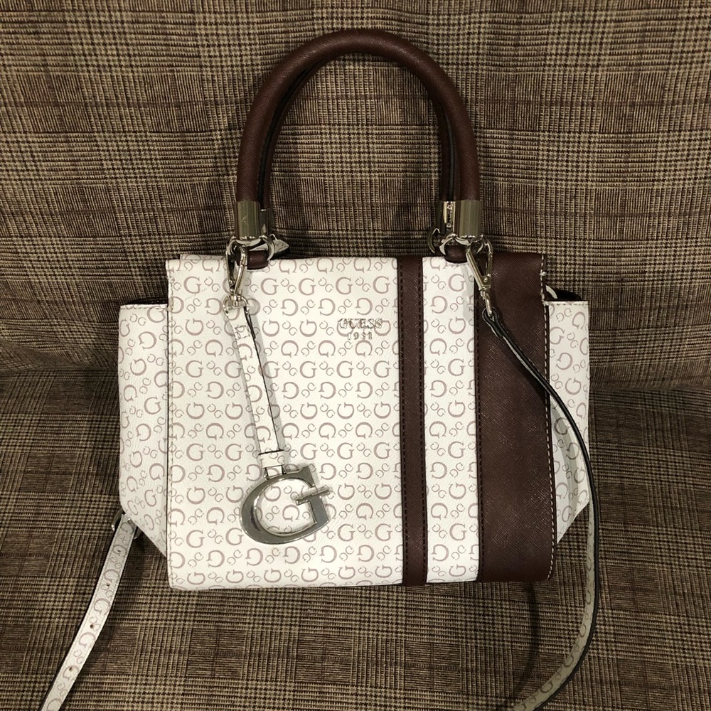 Guess Monogram Satchel